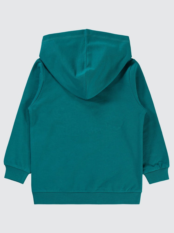Civil Boys Dinozor Gofre Baskılı 2-5 Yaş Sweatshirt - Yeşil