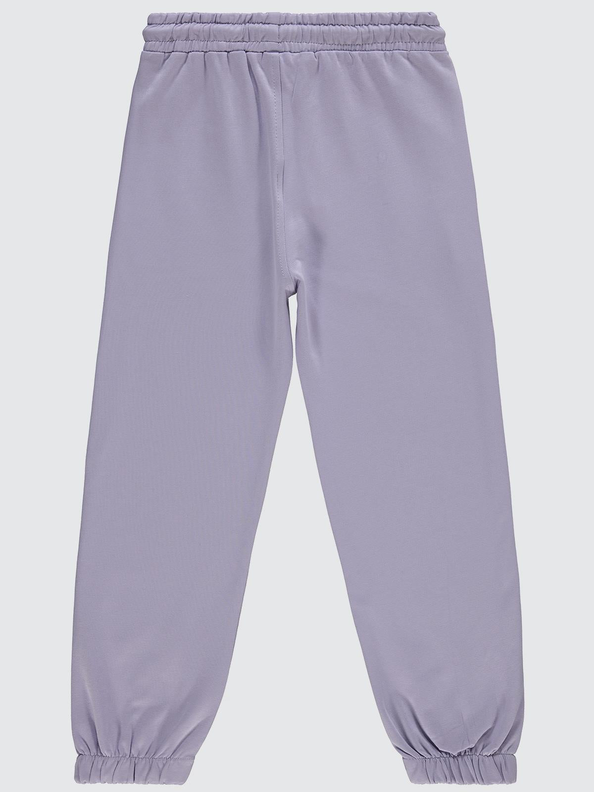 Civil Girls AWE Baskılı 10-13 Yaş Eşofman Altı - Lila