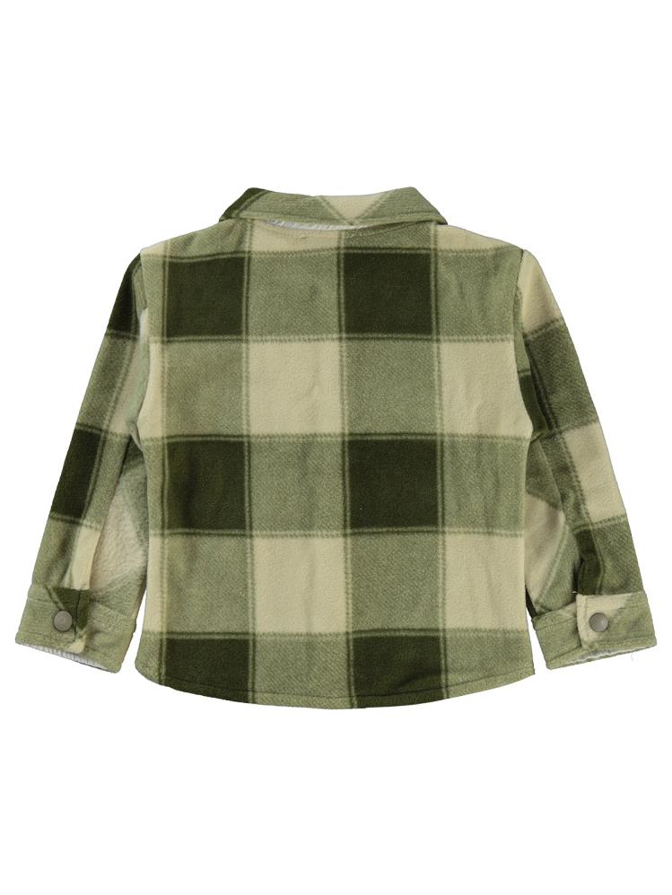 Civil Boys Ekoseli 2-5 Yaş Gömlek - Haki