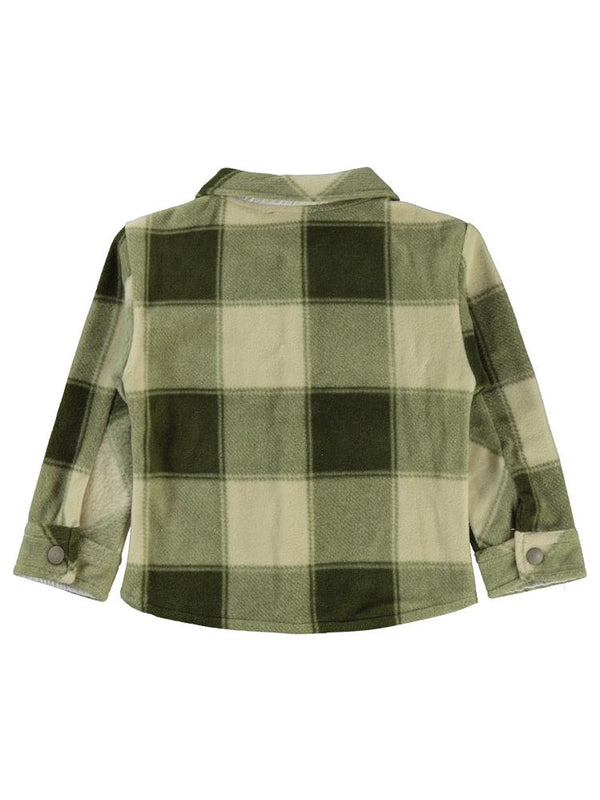 Civil Boys Ekoseli 2-5 Yaş Gömlek - Haki