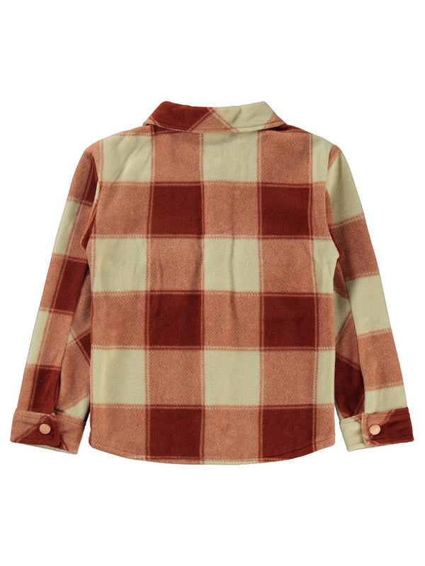 Civil Boys Ekoseli 10-13 Yaş Gömlek - Turuncu