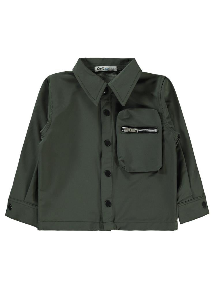 Civil Boys Balon Cepli 2-5 Yaş Ceket - Haki