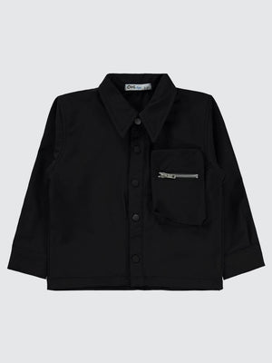 Civil Boys Balon Cepli 2-5 Yaş Ceket - Siyah