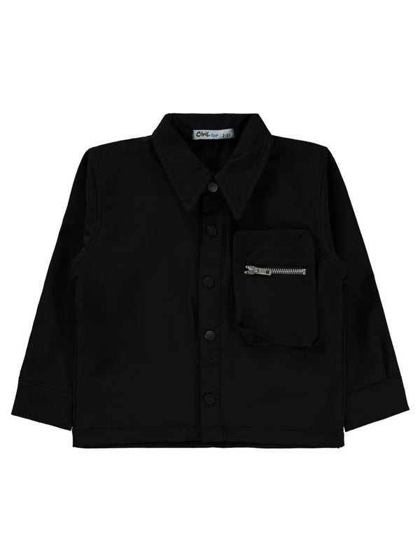 Civil Boys Balon Cepli 2-5 Yaş Ceket - Siyah