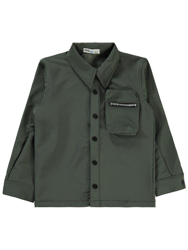 Civil Boys Balon Cepli 6-9 Yaş Ceket - Haki