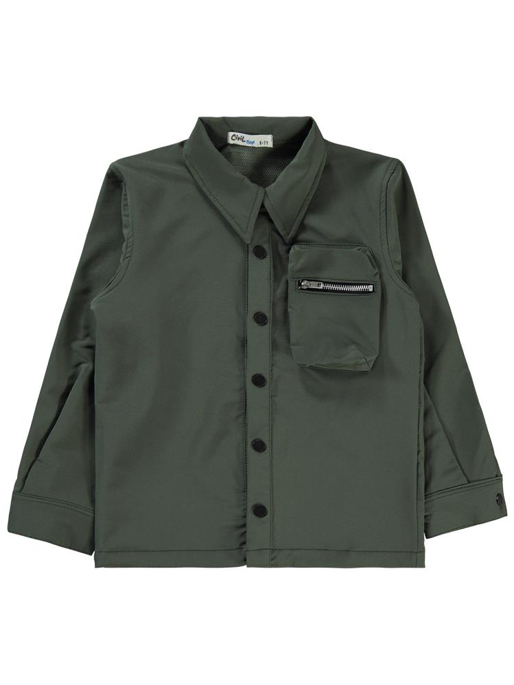 Civil Boys Balon Cepli 6-9 Yaş Ceket - Haki