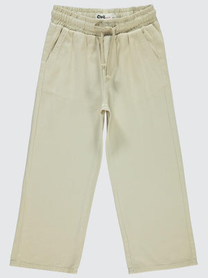 Civil Girls Bol Paça 10-13 Yaş Pantolon - Bej