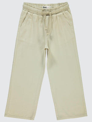 Civil Girls Bol Paça 10-13 Yaş Pantolon - Bej