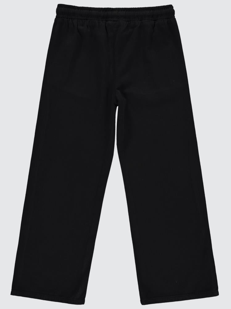 Civil Girls Bol Paça 10-13 Yaş Pantolon - Siyah