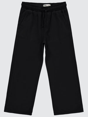 Civil Girls Bol Paça 10-13 Yaş Pantolon - Siyah