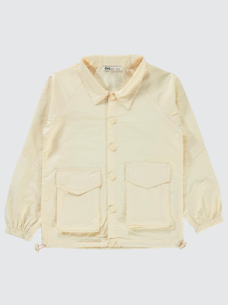 Civil Girls Kız Çocuk Ceket 10-13 Yaş - Ekru