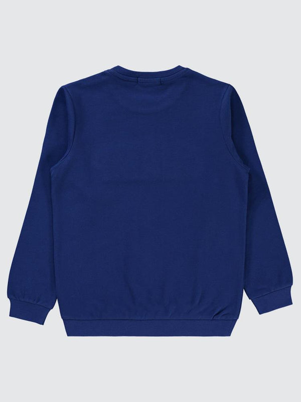 Civil Boys Champ Baskılı 6-9 Yaş Sweatshirt - Lacivert