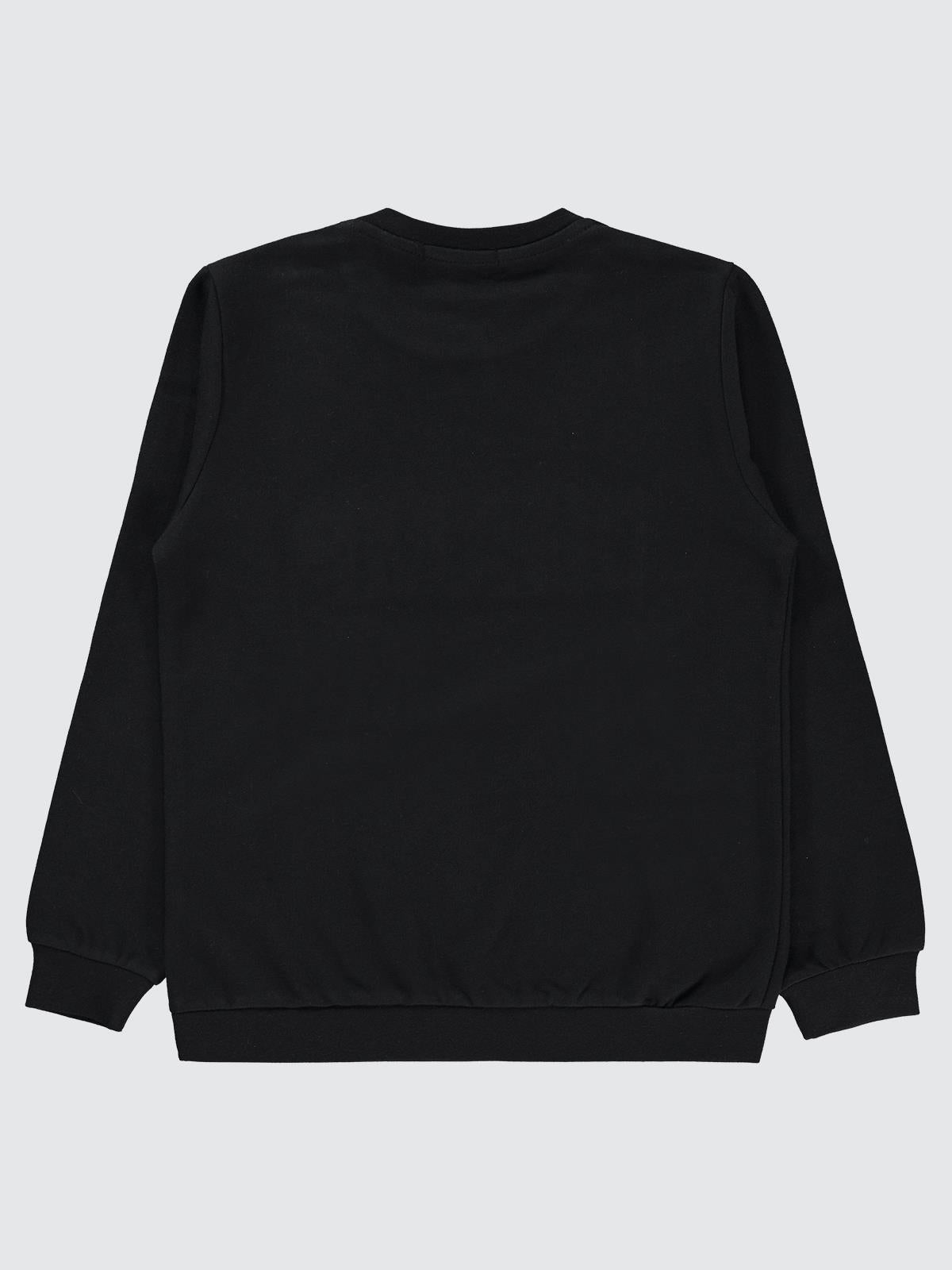 Civil Boys Champ Baskılı 6-9 Yaş Sweatshirt - Siyah