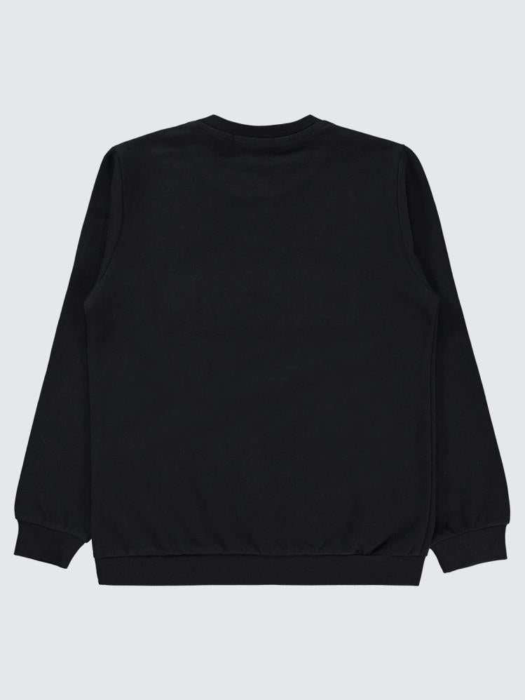 Civil Boys Champ Baskılı 10-13 Yaş Sweatshirt - Siyah