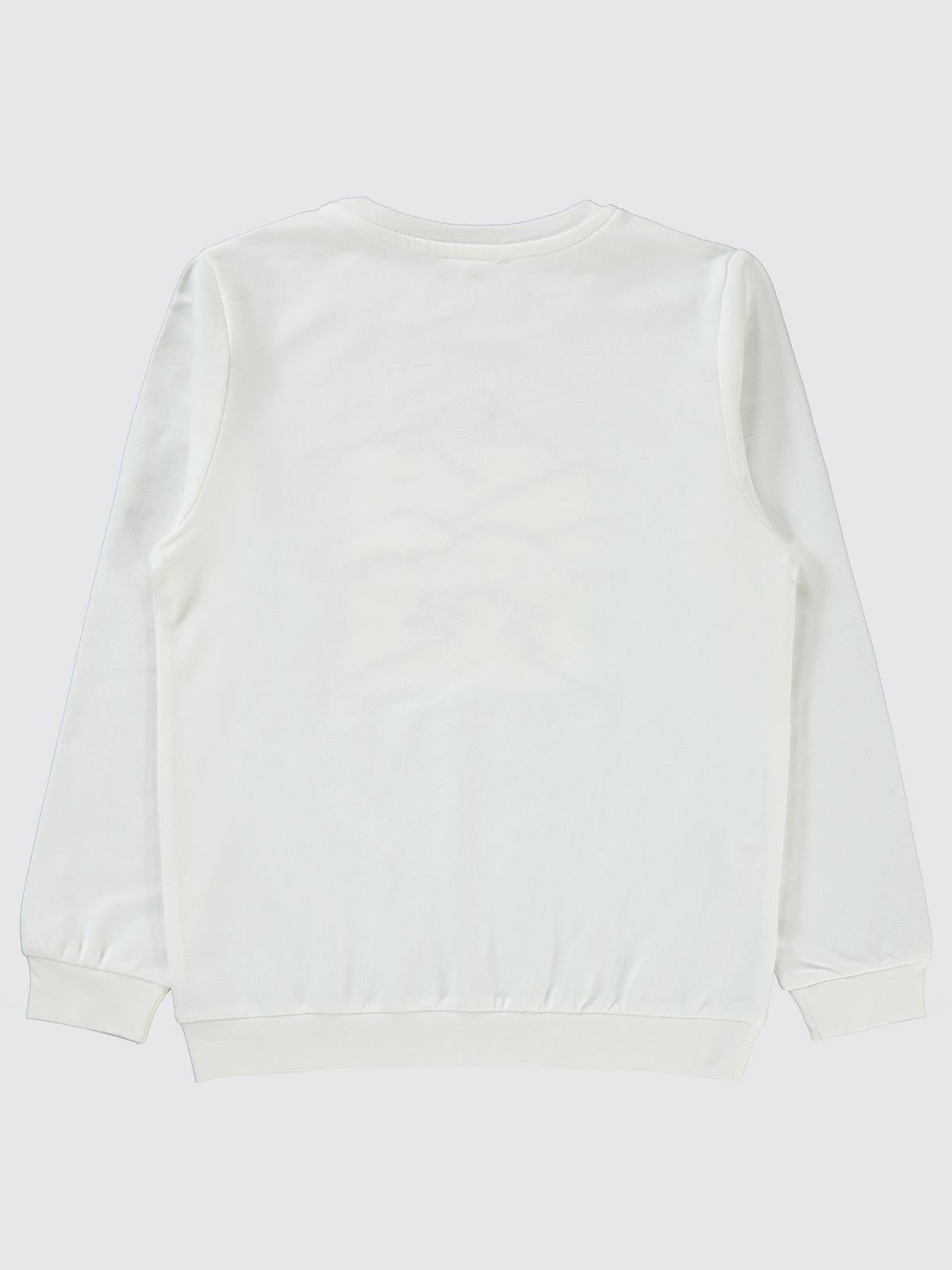 Civil Boys Nature baskılı 6-9 Yaş Sweatshirt - Ekru