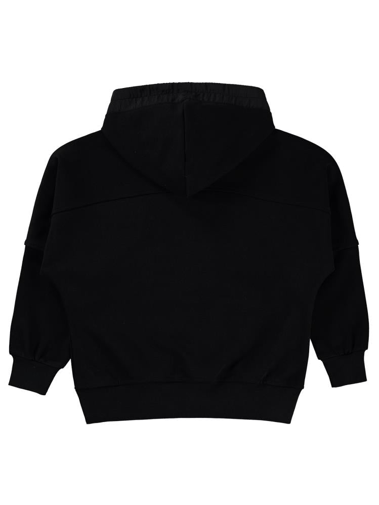 Civil Boys Haver Stay Armalı Kapşonlu 10-13 Yaş Sweatshirt - Siyah