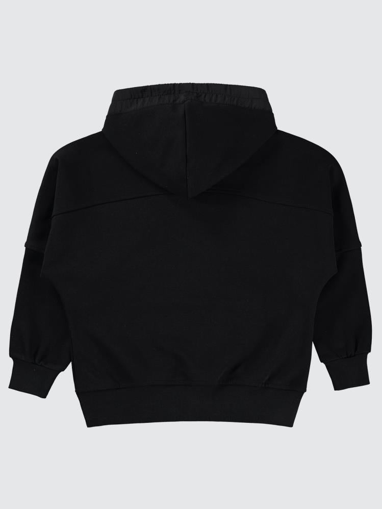 Civil Boys Haver Stay Armalı Kapşonlu 10-13 Yaş Sweatshirt - Siyah