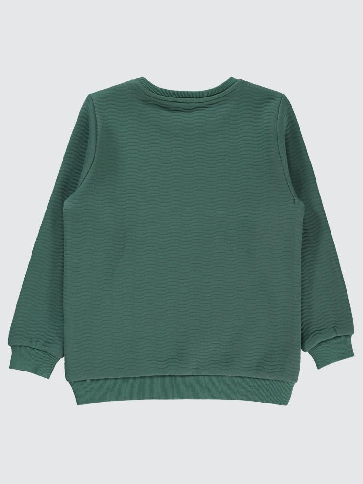 Civil Boys Rocky Colorado Baskılı 6-9 Yaş Sweatshirt - Haki