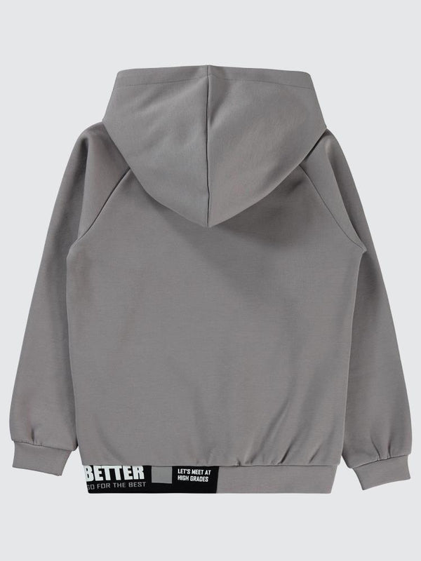 Civil Boys Focus Baskılı 6-9 Yaş Sweatshirt - Gri