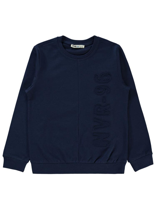 Civil Boys 1996 Baskılı 10-13 Yaş Sweatshirt - Lacivert