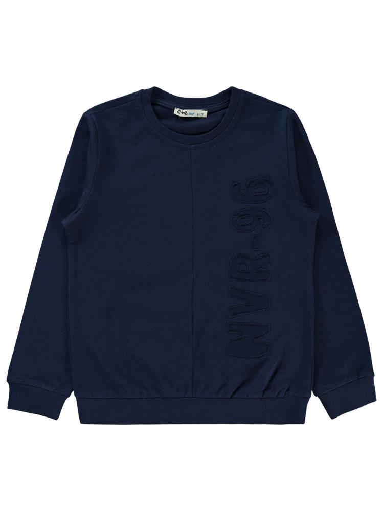 Civil Boys 1996 Baskılı 10-13 Yaş Sweatshirt - Lacivert