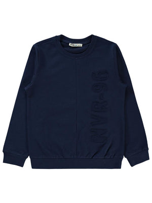 Civil Boys 1996 Baskılı 10-13 Yaş Sweatshirt - Lacivert