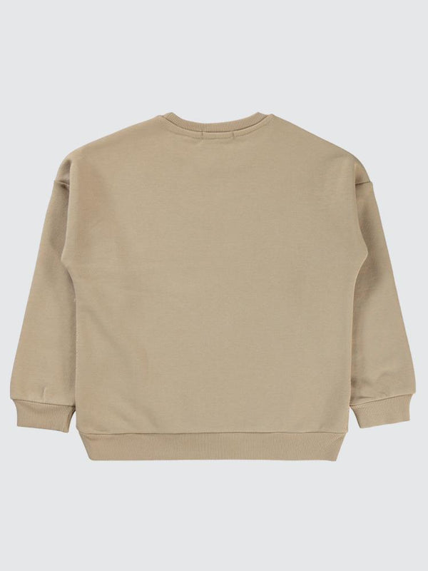Civil Boys Anway Baskılı 10-13 Yaş Sweatshirt - Bej
