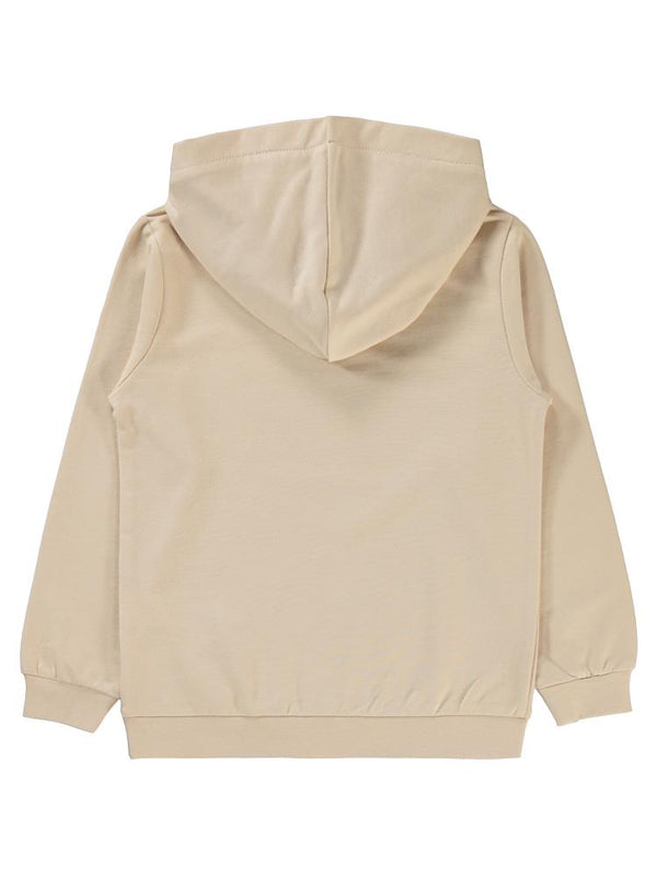 Civil Boys Brooklyn Baskılı Kapşonlu 10-13 Yaş Sweatshirt - Bej
