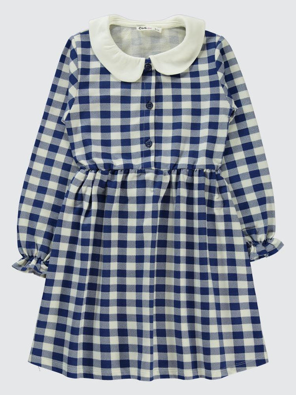Civil Girls 6-9 Yaş Elbise - Lacivert