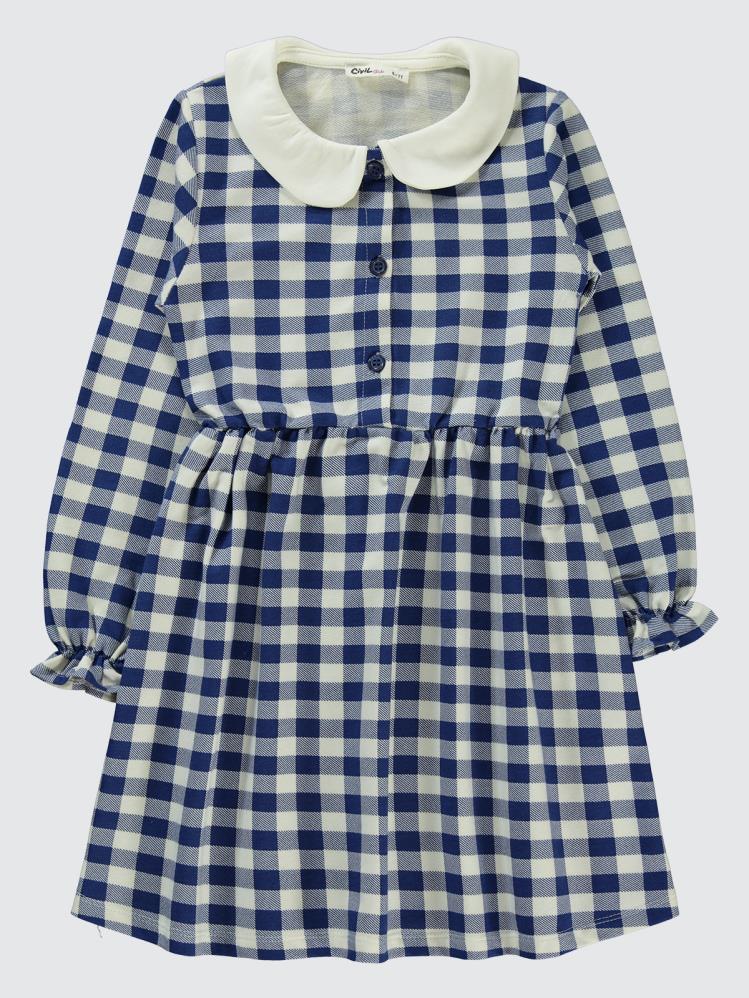 Civil Girls 6-9 Yaş Elbise - Lacivert