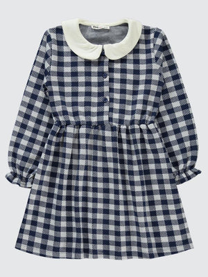 Civil Girls 6-9 Yaş Elbise - Lacivert