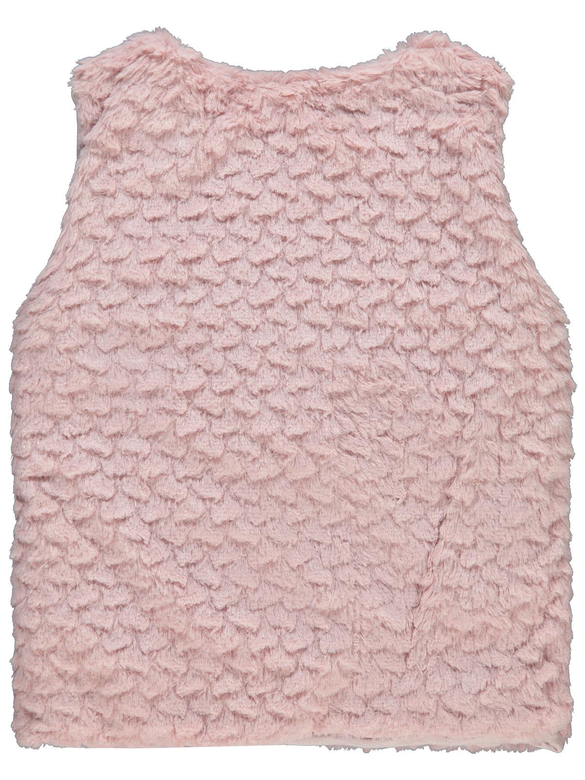 Civil Girls Pelüş 2-5 Yaş Yelek - Pudra