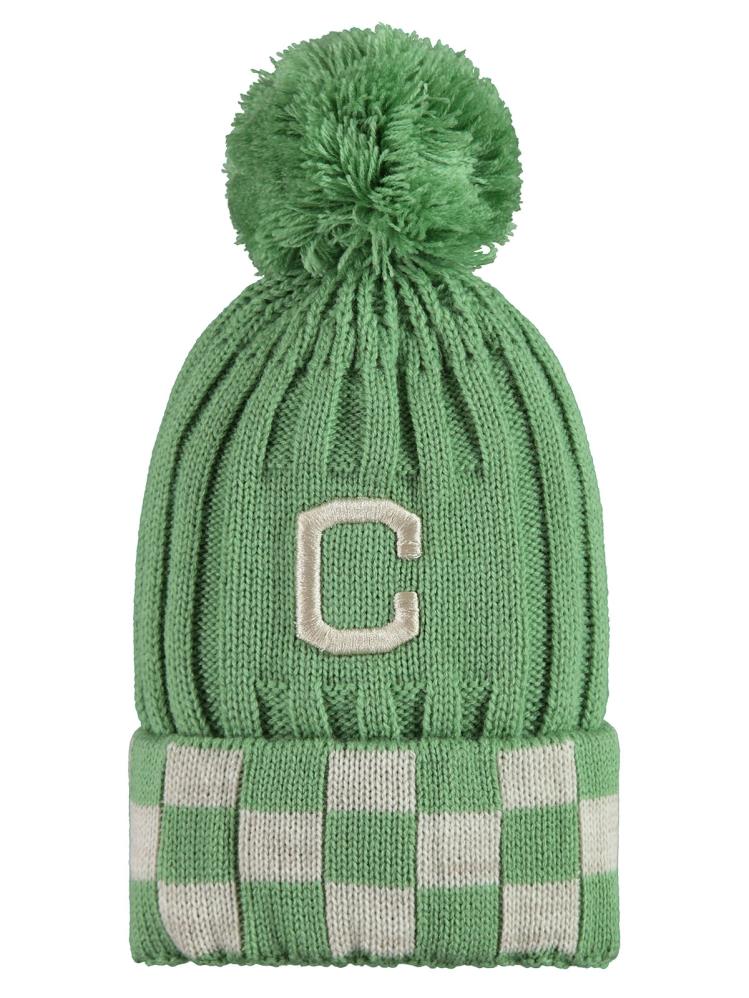 Civil Boys Dama Desen 2-5 Yaş Şapka Bere - Yeşil