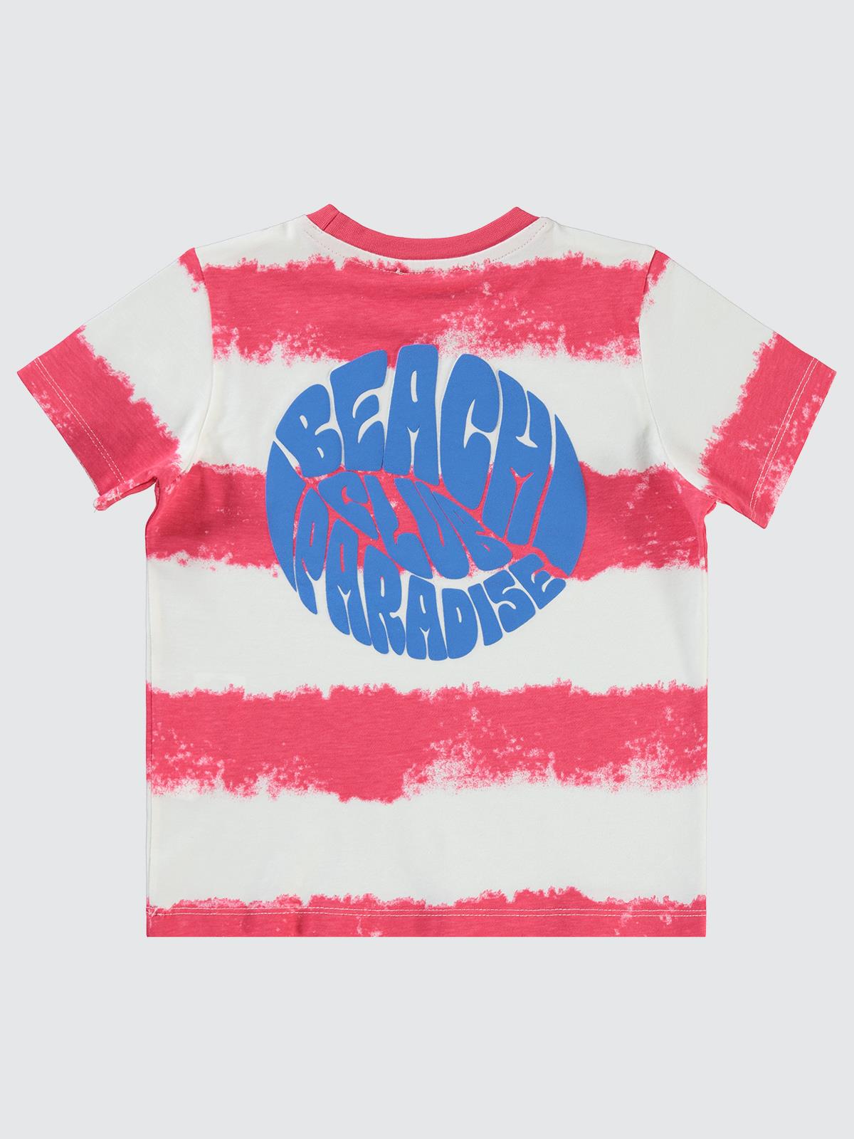 Civil Boys Surf Wave Baskılı 2-5 Yaş Tişört - Kırmızı