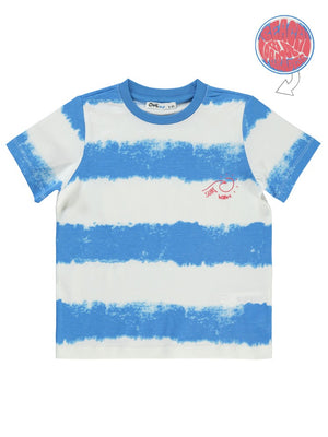 Civil Boys Surf Wave Baskılı 2-5 Yaş Tişört - Mavi