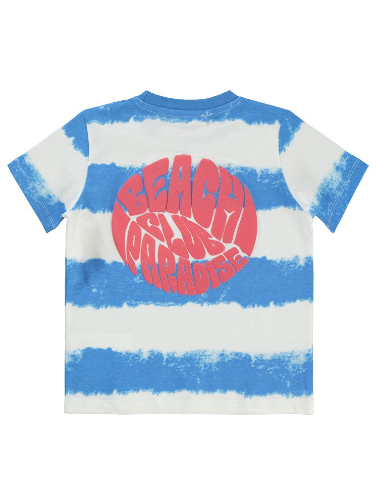 Civil Boys Surf Wave Baskılı 2-5 Yaş Tişört - Mavi