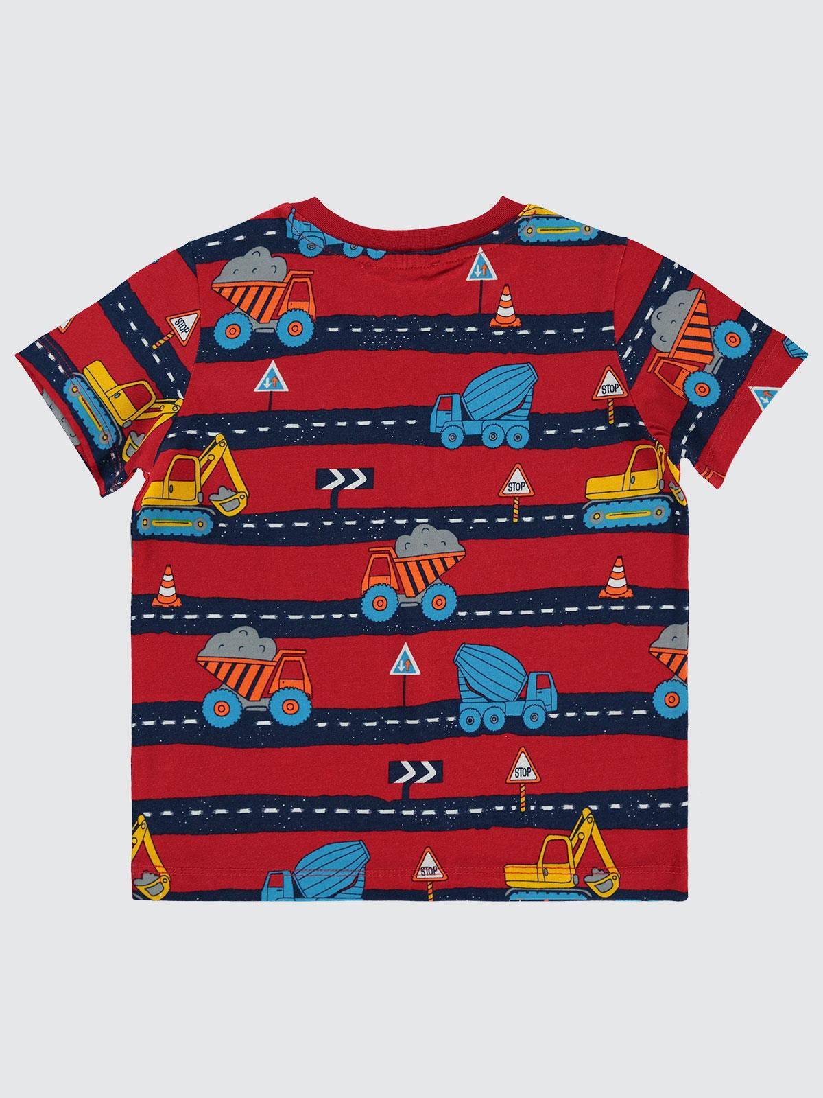 Civil Boys Yol Empirme 2-5 Yaş Tişört - Kırmızı