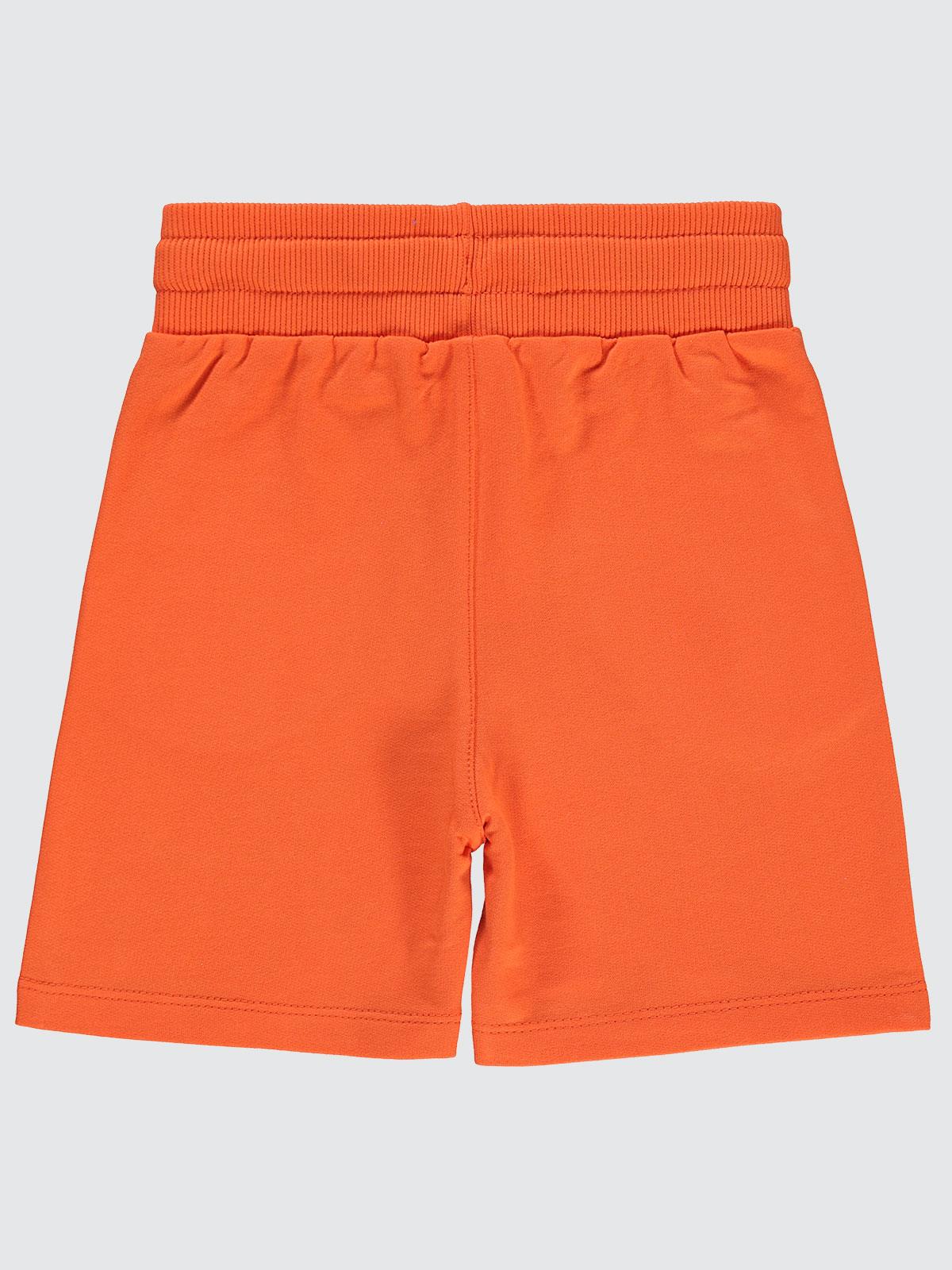 Civil Boys Yol Baskılı 2-5 Yaş Kapri - Turuncu