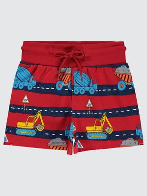 Civil Boys Yol Empirme 2-5 Yaş Şort - Kırmızı