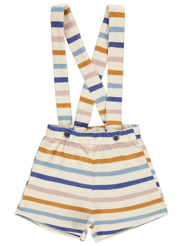 Civil Baby Kaplan Çizgi Empirme Askılı 6-18 Ay Şort - Fil Dişi