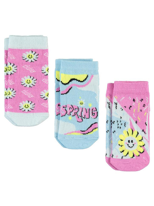 Civil Girls Daisy 3'lü 2-12 Yaş Patik Çorap