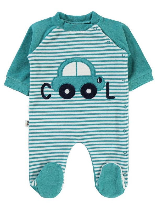 Civil Baby Cool Baskılı 1-6 Ay Tulum - Yeşil