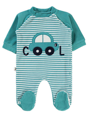 Civil Baby Cool Baskılı 1-6 Ay Tulum - Yeşil