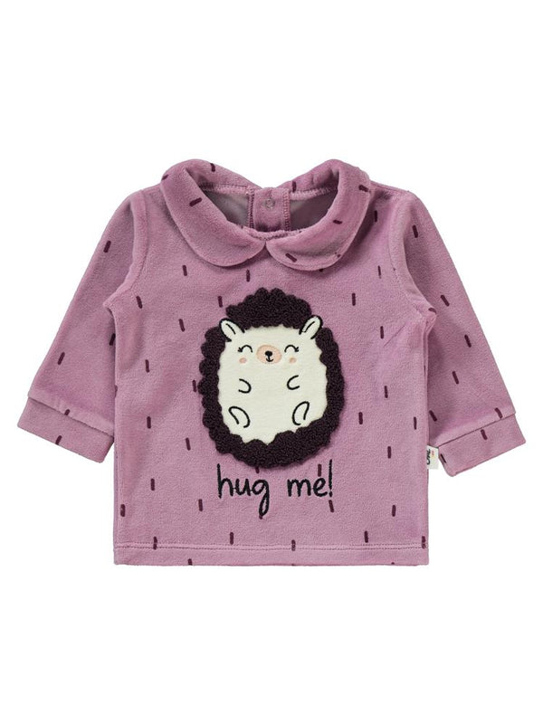 Civil Baby Kirpi Baskılı 6-18 Ay Takım - Lila