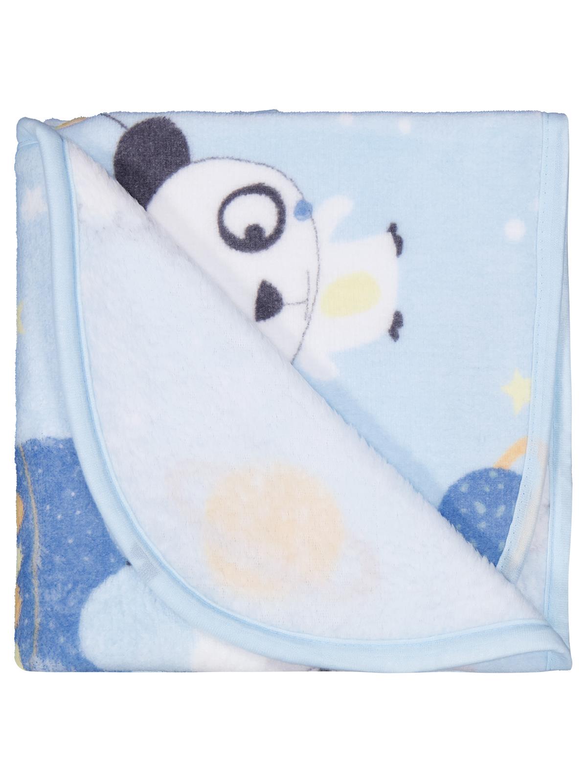 Civil Baby  Gökyüzü Empirme Baskılı Battaniye - Mavi