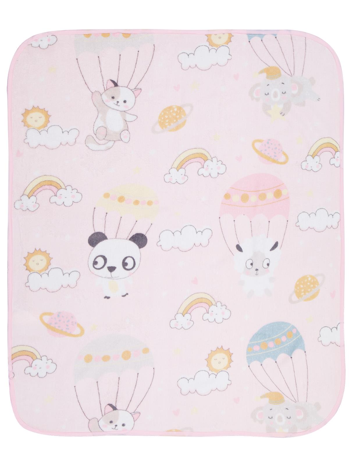 Civil Baby  Gökyüzü Empirme Baskılı Battaniye - Pembe