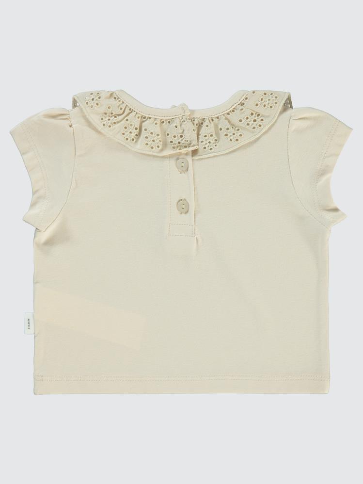 Civil Baby Yaka Brodeli 6-18 Ay Tişört - Fil Dişi
