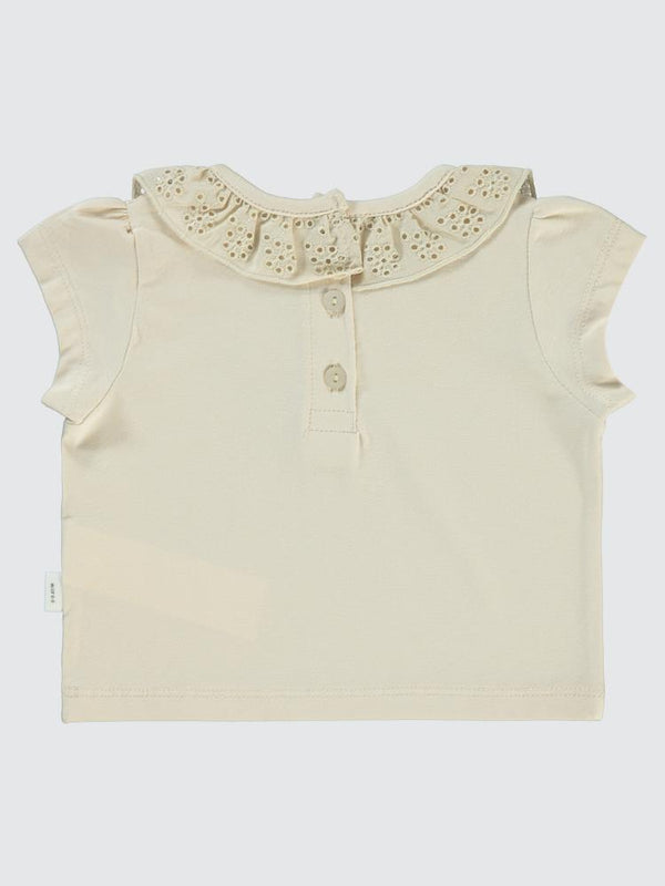 Civil Baby Yaka Brodeli 6-18 Ay Tişört - Fil Dişi