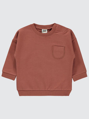 Civil Baby Basic Cepli 6-18 Ay Sweatshirt - Turuncu