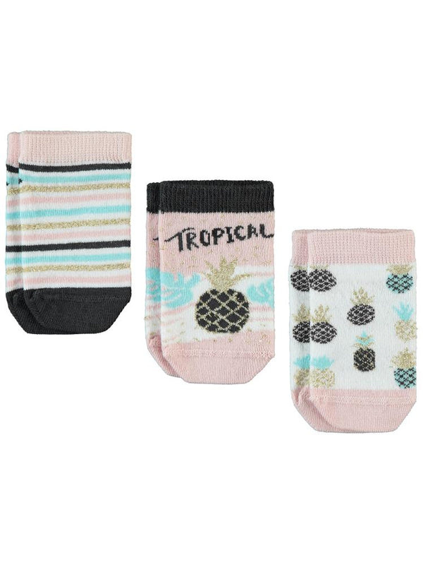Civil Girls Tropical 3'lü 3-11 Yaş Kız Patik Çorap